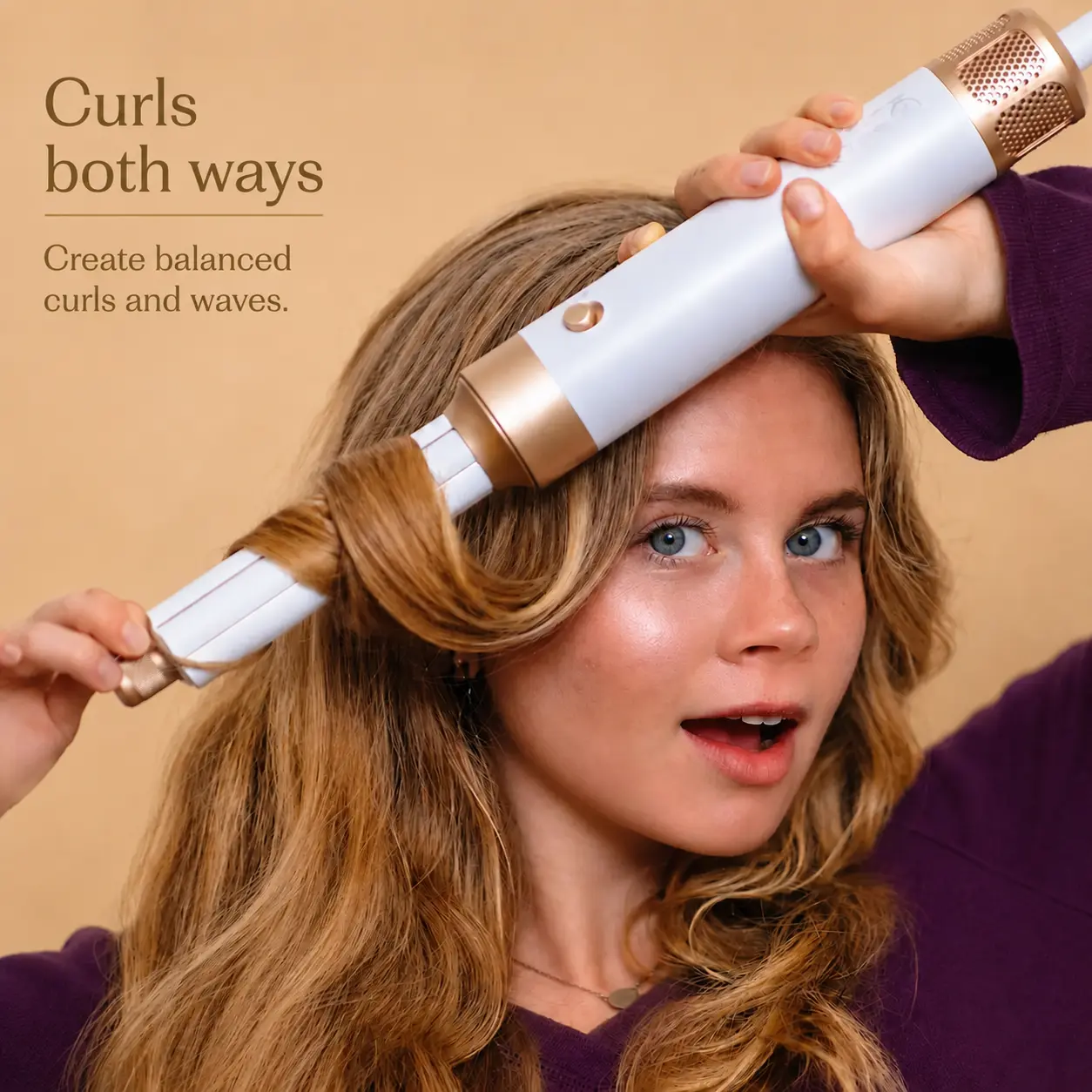 Perfectly defined curls with the Muuhu diffuser